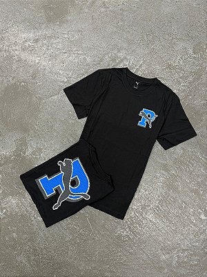Camiseta Puma Graphic Varsity Tee (Preta)
