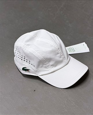 BONÉ LACOSTE SPORT 2026 BRANCO CROC 3D