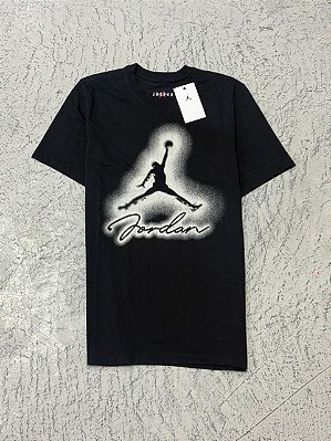 Camiseta Jordan Flight MVP Jumpman Crew (Preta)