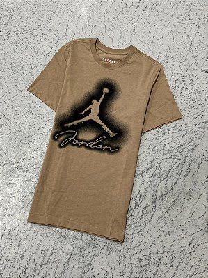 Camiseta Jordan Flight MVP Jumpman Crew (Marrom)