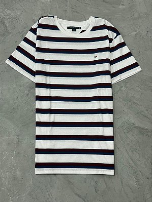 Camiseta Tommy Hilfiger Listrada Stripe Everyday