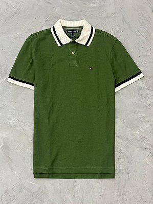 Polo Tommy Hilfiger  Tricot  (Verde)