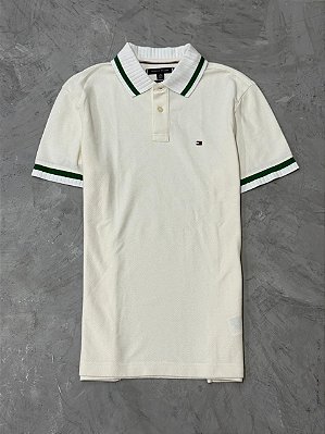 Polo Tommy Hilfiger Tricot ( Bege )
