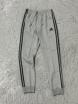 Calça Adidas Essentials French Terry  Três Listras (Cinza)