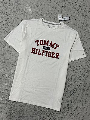 Camiseta Tommy Hilfiger  Varsity Logo (Branca)