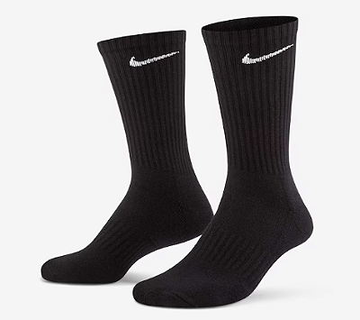 Meia Nike Everyday Cushioned (3 Pares) Unissex