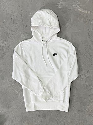 Moletom  Nike Club Fleece (Branco)