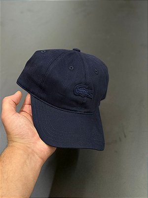 Boné Lacoste Logo Bordado (Azul Marinho)