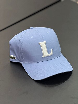 Boné Lacoste de Beisebol com Bordado 3D ( Azul Claro)