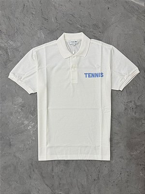 Polo Lacoste TENNIS Branca 2026