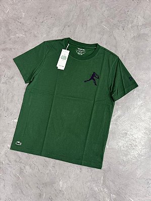 Camiseta Lacoste Tennis x Novak Djokovic (Verde Exército)