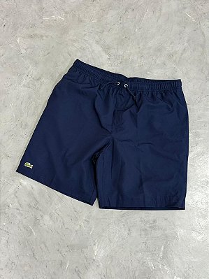 Short Lacoste de tênis de Tafetá Diamante Leve(Azul)