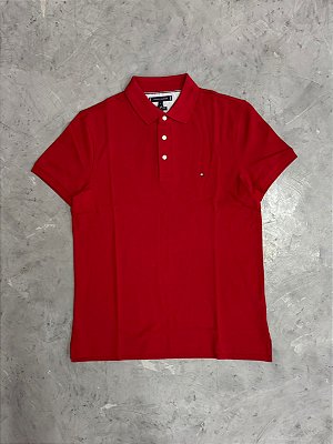 Polo Tommy Hilfiger Slim 1985 (Vermelha)