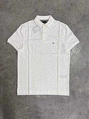 Polo Tommy Hilfiger Slim 1985 (Branca)