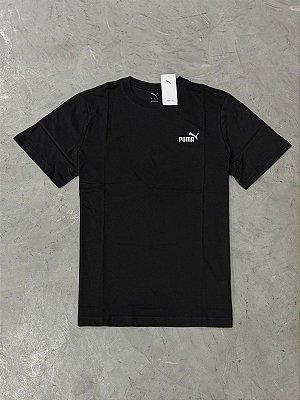 CAMISETA PUMA ICON BORDADO PRETA