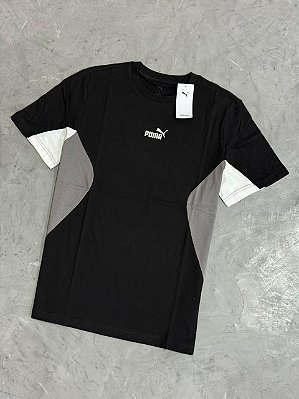 Camiseta Puma Essentials Block Tee (PRETA)