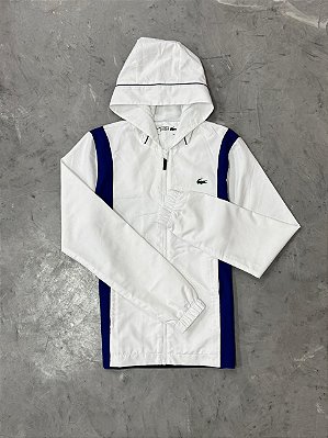 Jaqueta Lacoste Logo Emborrachado (Branca)