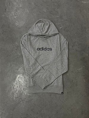 MOLETOM ADIDAS ESSENTIALS BIG LINEAR DE TELA FRENCH TERRY