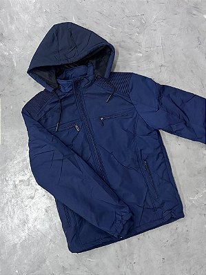 JAQUETA DE PILOTO WEAR BRAND AZUL MARINHO
