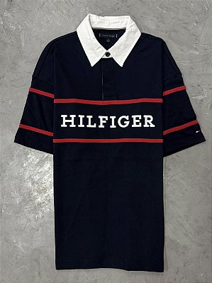 POLO TOMMY HILFIGER AZUL (XM07695-400)