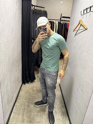CAMISETA BASIC VERDE SEAN SURF
