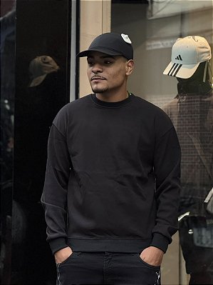 SUÉTER PADRÃO ZARA FLANELADO (PRETO)