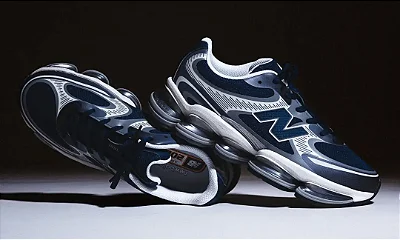 Tênis New Balance Abzorb 2000 Azul Marinho/Cinza