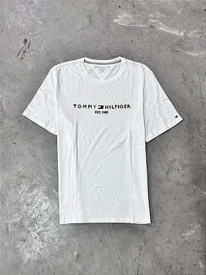 Camiseta Tommy Hilfiger Clássica Logo (Branca)