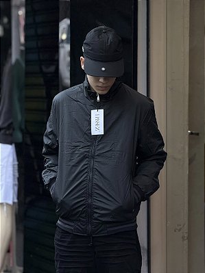 Jaqueta Bomber Hansez Dupla Face (Preto/Cinza)