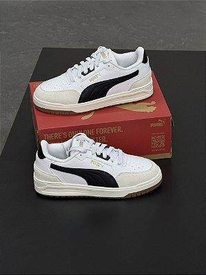 Tênis Puma Shuffle Downtown Unissex (Branco/Preto/Cinza)
