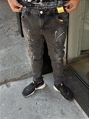 CALÇA JEANS JOGADOR PREMIUM CARBON DENIM(2209)
