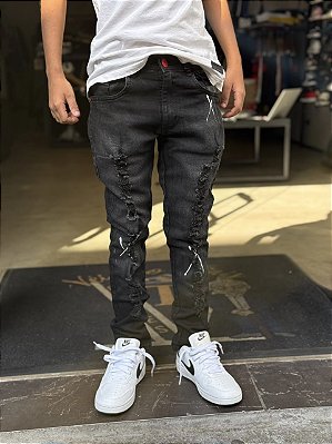 Calça Jeans Jogador Infantil 827