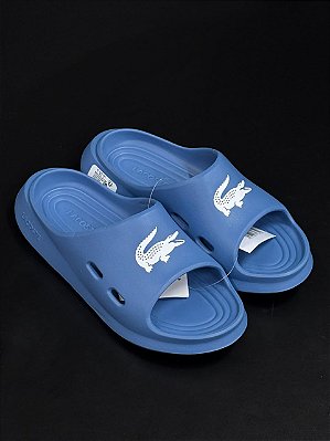 Chinelo Lacoste Meduz Slide Azul Synthetic