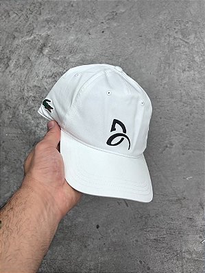 Boné Lacoste Novak Djokovic Branco