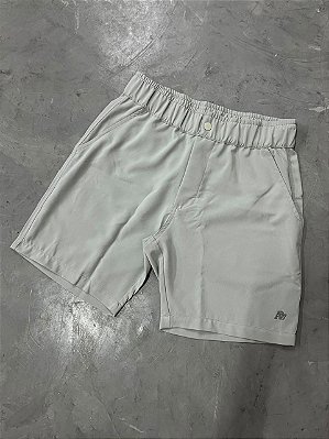 Shorts Aeropostale Poliéster Cinza