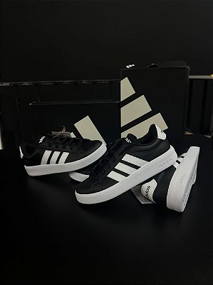 TÊNIS ADIDAS GRAND COURT BASE 3.0 (BLACK/WHITE)