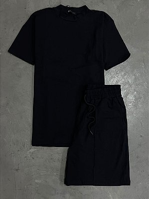 CONJUNTO PADRÃO ZARA TEXURIZADO (PRETO)