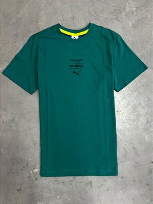 Camiseta PUMA x ASTON MARTIN ARAMCO F1® TEAM Essentials (VERDE)