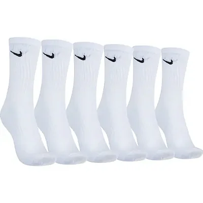 Meia Nike Everyday Lightweight Masculina (3 Pares) - BRANCO