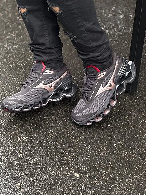 TENIS MIZUNO PROPHECY 15 - PRETO+ROSE