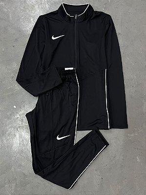 Conjunto Dri-FIT Nike Park 2026 (Preto/Branco)