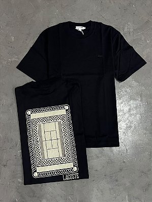 Camiseta Lacoste Sport Quadra Tennis (PRETA)