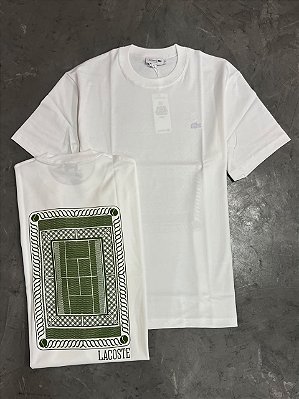 Camiseta Lacoste Sport Quadra Tennis (BRANCA)