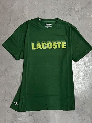 Camiseta Esportiva Ultra Dry com Estampa Gráfica (VERDE)
