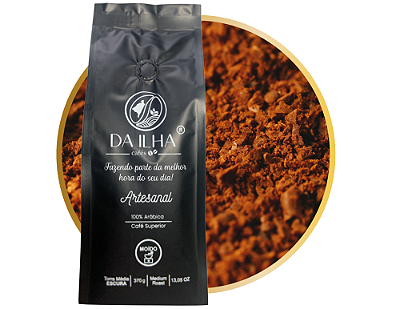 Café Arábica Superior Moído - 370g - Torra Média Escura