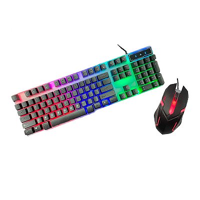 Kit Teclado E Mouse Com Fio - CMK158