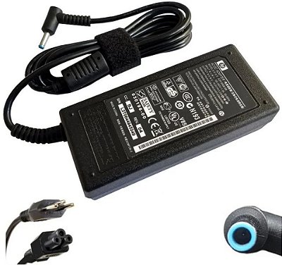 Carregador Notebook HP - Plug: 4.5x3.0mm (pino azul)
