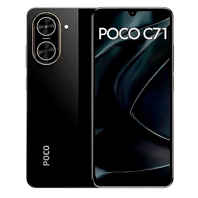 Smartphone Poco C71 - 4Gb ram - 128Gb - Black - Global Version