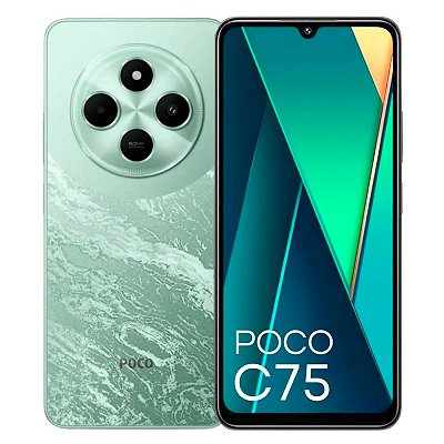 Smartphone Poco C75  - 6Gb/128Gb - Câmera 50mp - Tela 6.88" - Global Version