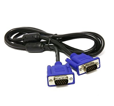 Cabo VGA para Monitor 1.5 Metros com Filtro contra interferência
